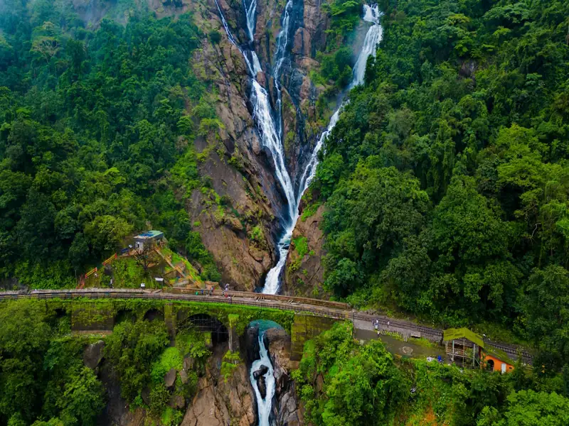 Coorg to Dudhsagar Falls Cab